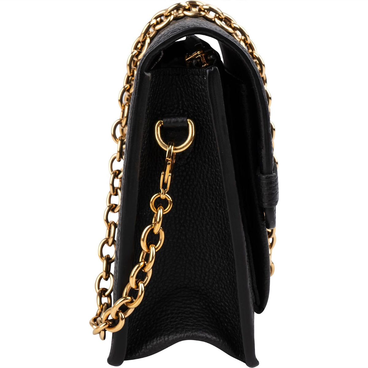 Louis Vuitton Black Monogram Empreinte Leather Vavin Chain Crossbody Bag