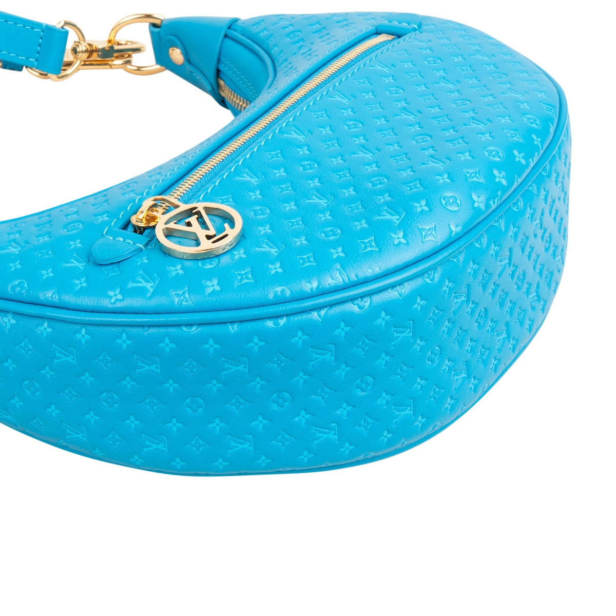 Bolso de hombro Louis Vuitton Loop en piel de becerro Monogram Empreinte