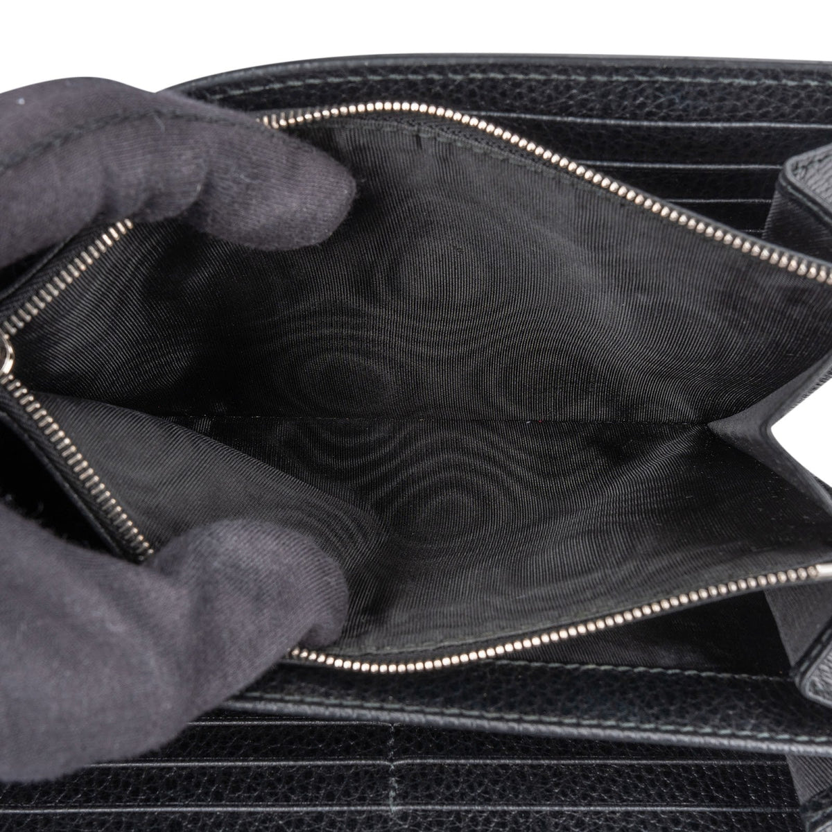 Gucci Grained Leather Dionysus Crystal Super Mini Crossbody Bag