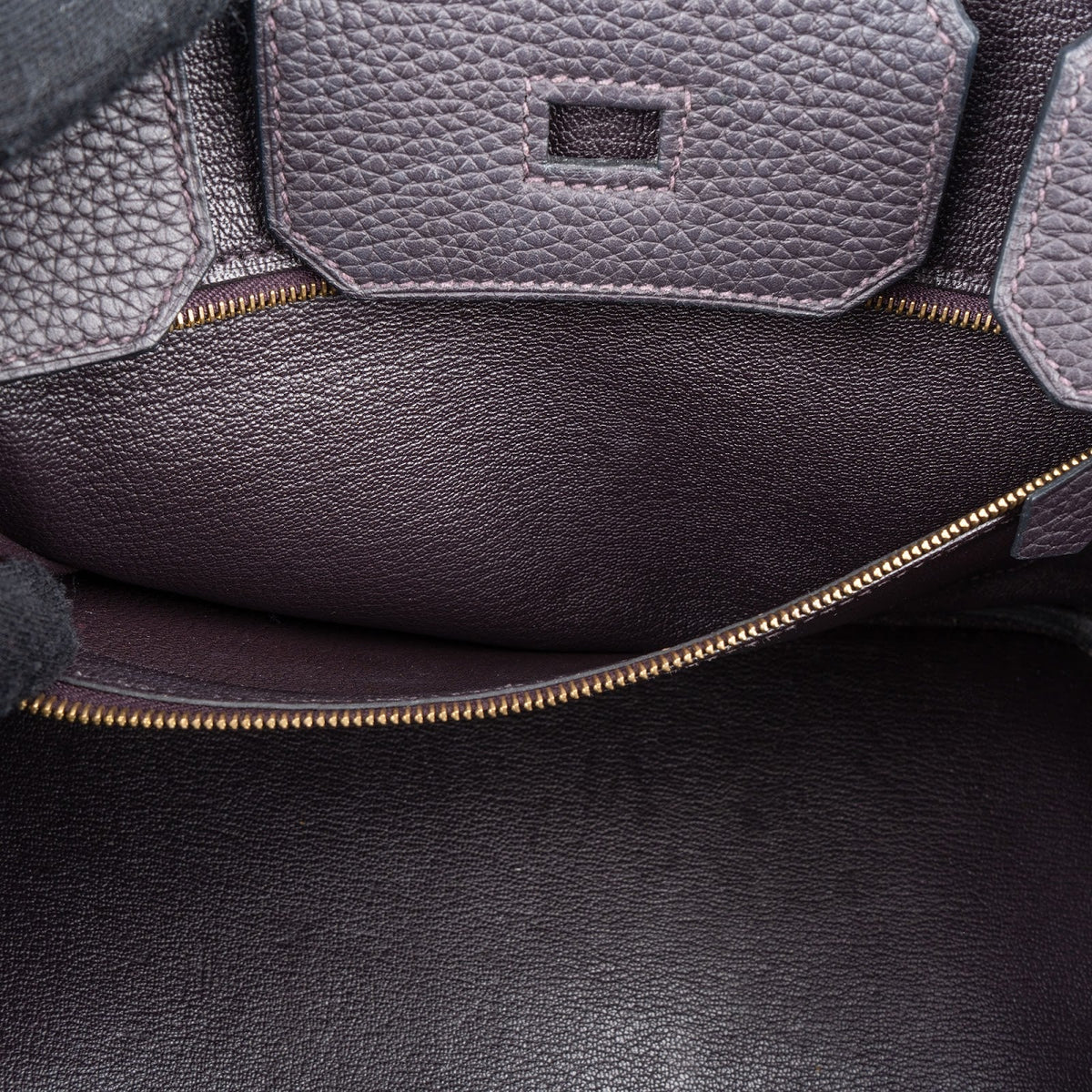 Bolso Hermès Birkin 30 de piel Togo en color azul oscuro (Prunoir)
