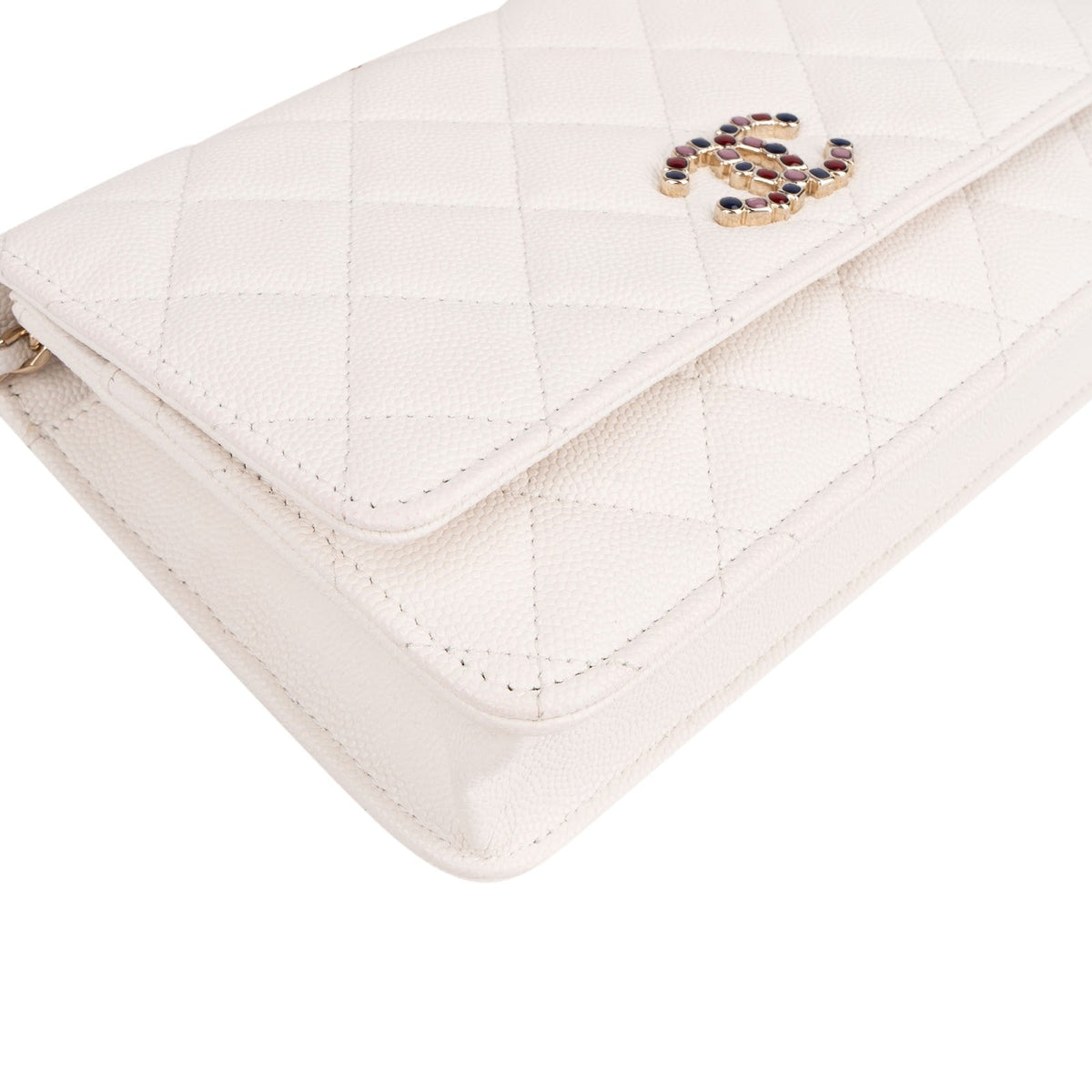 Chanel Wuilted Jeweled Wallet on Chain Umhängetasche, Bild 7 von 14