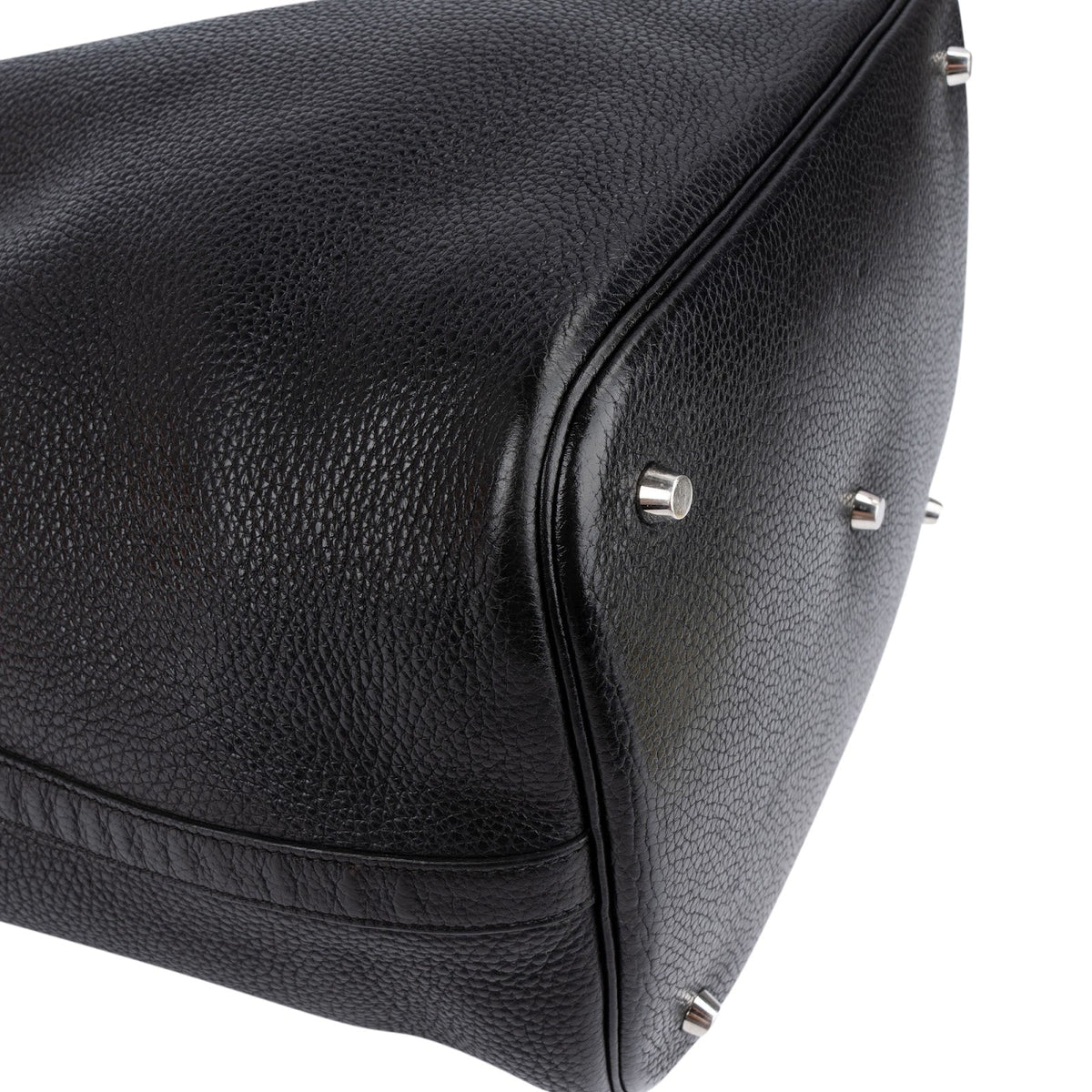 Bolso de mano Hermès Picotin Lock 26 en piel Clemence granulada