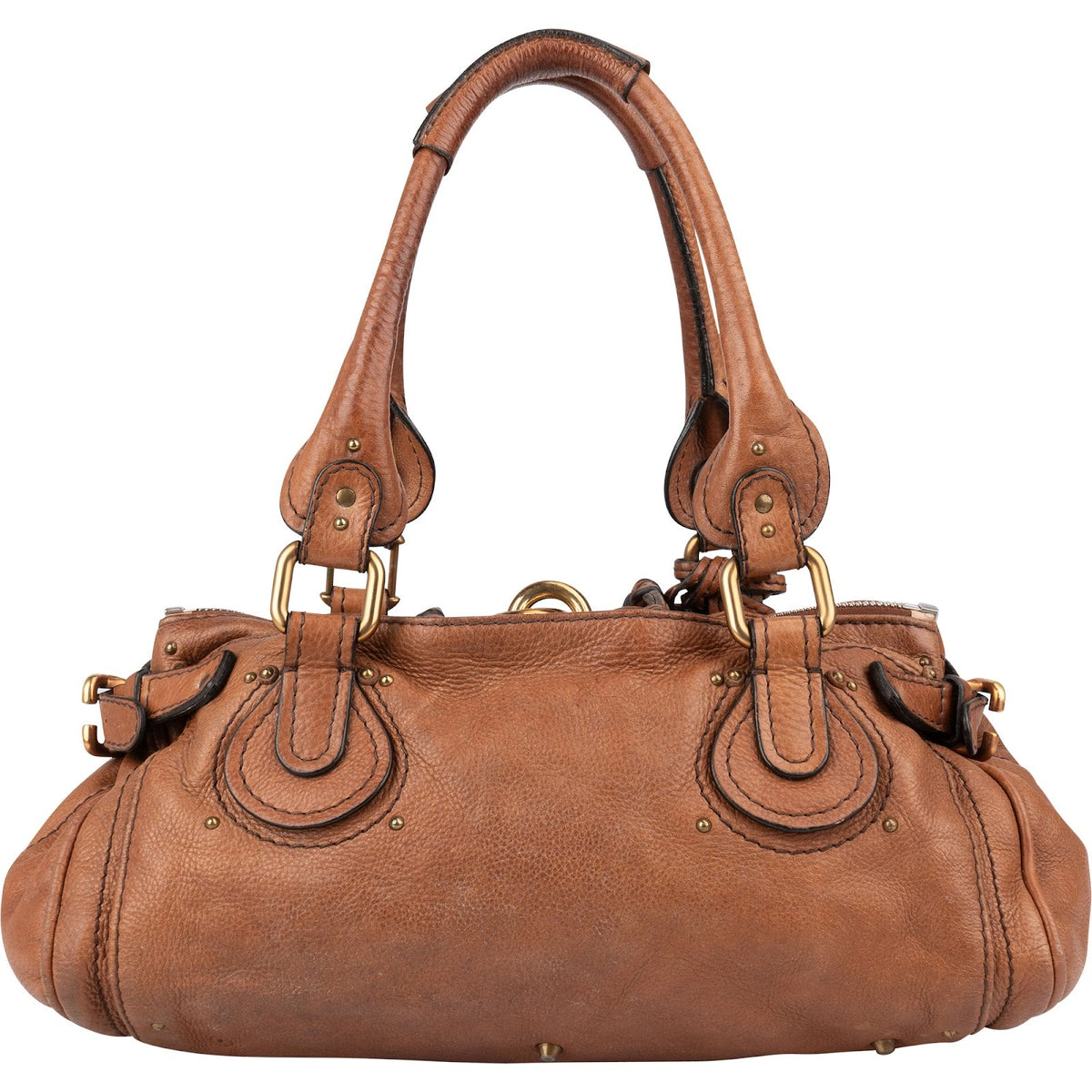 Chloé genarbtes Leder Paddington Handtasche, Bild 4 von 10