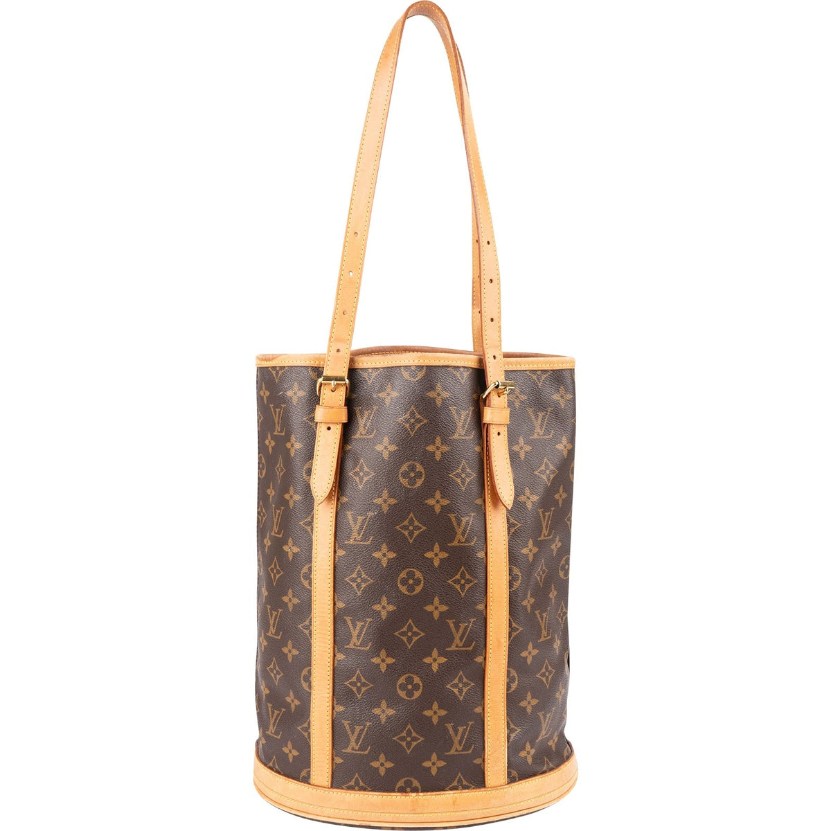 Sac à bandoulière Louis Vuitton Bucket GM en toile Monogram