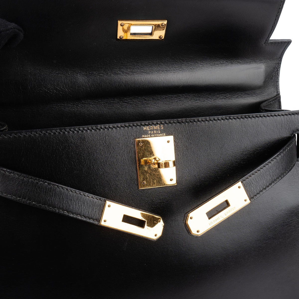 Borsa Hermès Kelly 28 Sellier in pelle Box Calf