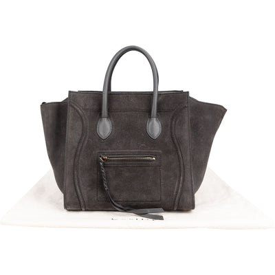 Céline Suede & Leather Phantom Handbag
