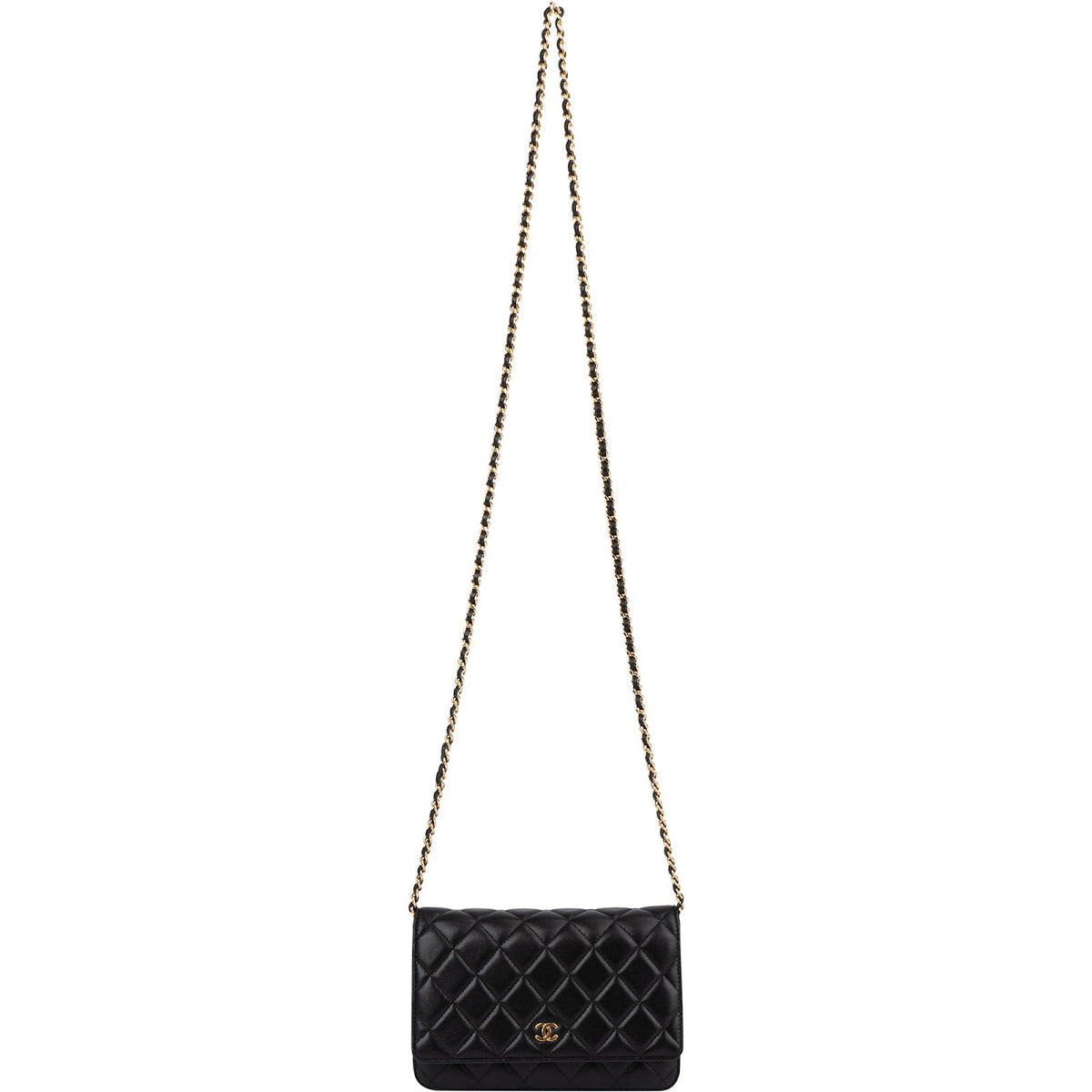 Chanel Lammleder CC Wallet on Chain Umhängetasche, Bild 10 von 14