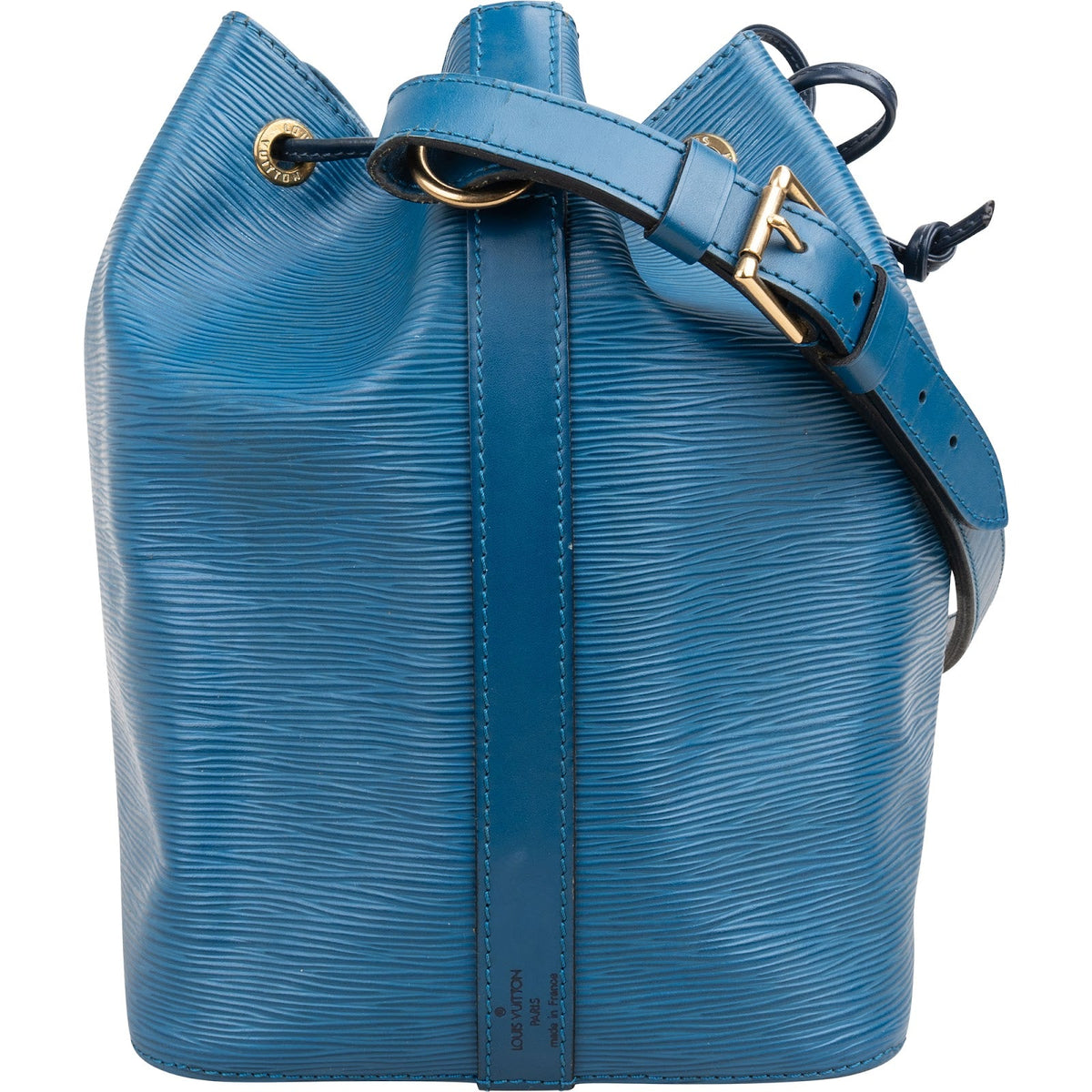 Sac à bandoulière Louis Vuitton Sac Noé Petit en cuir Epi bleu