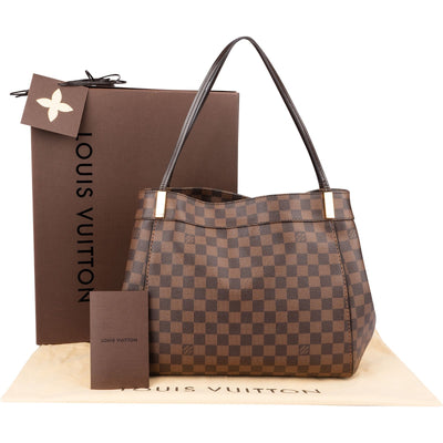 Bolso de hombro Louis Vuitton Monogram Damier Ebene Marylebone