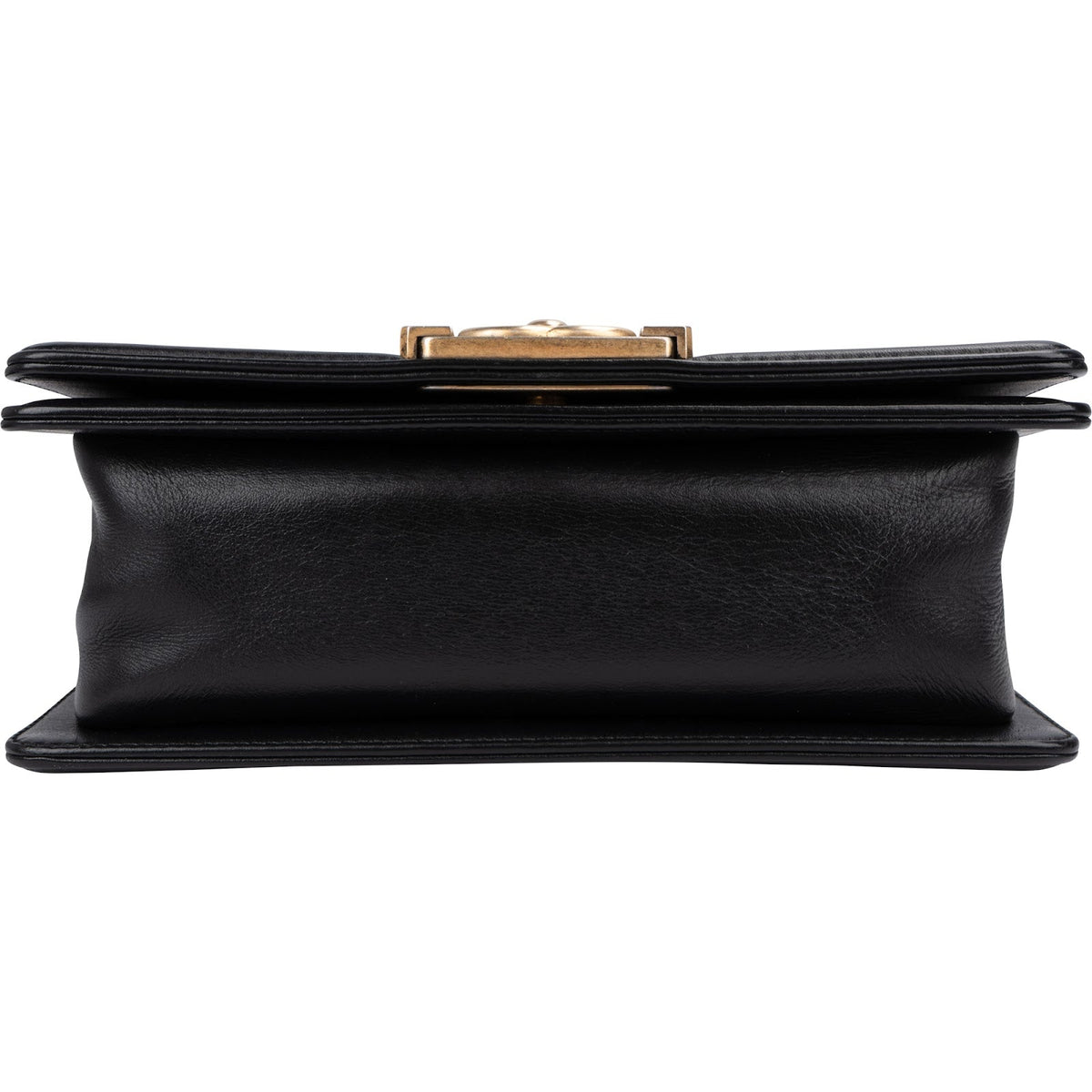 Bolso bandolera Chanel Boy Single Flap pequeño en piel de becerro acolchada