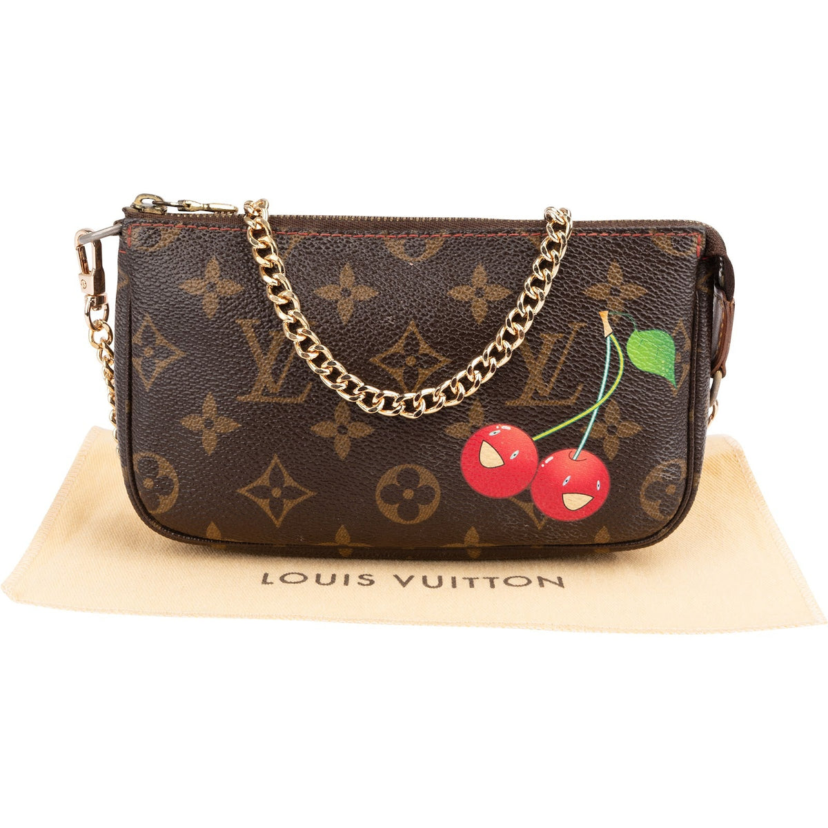 Louis Vuitton Mini Pochette Cerises aus Monogram Canvas (Murakami) – Ansicht 2