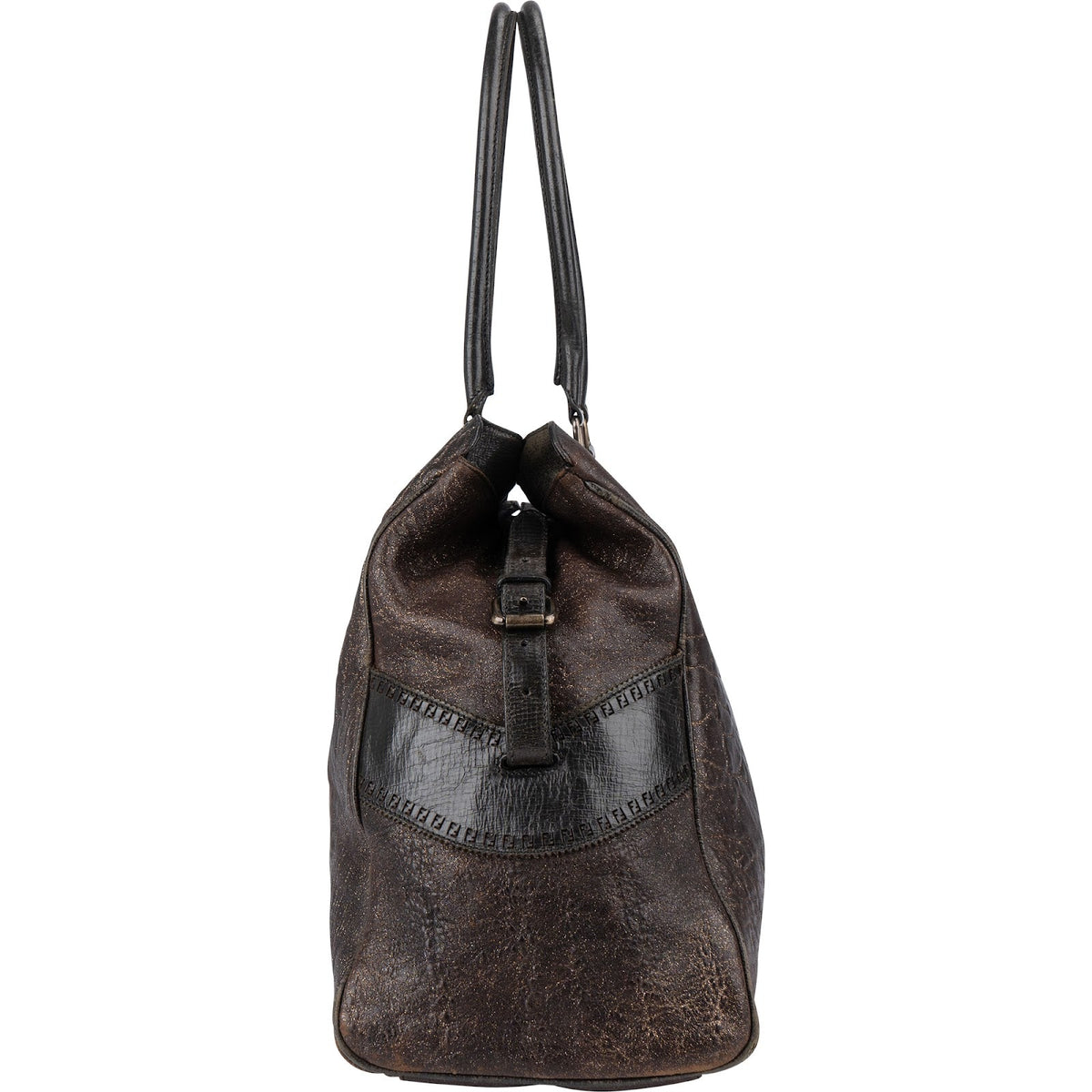 Fendi Croc-Embossed Leder Tote, Bild 5 von 12