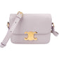 Celine Shiny Lilac Calfskin Teen Triomphe Crossbody Bag