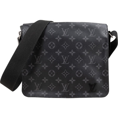 Louis Vuitton Monogram Eclipse Canvas District Messenger PM schoudertas