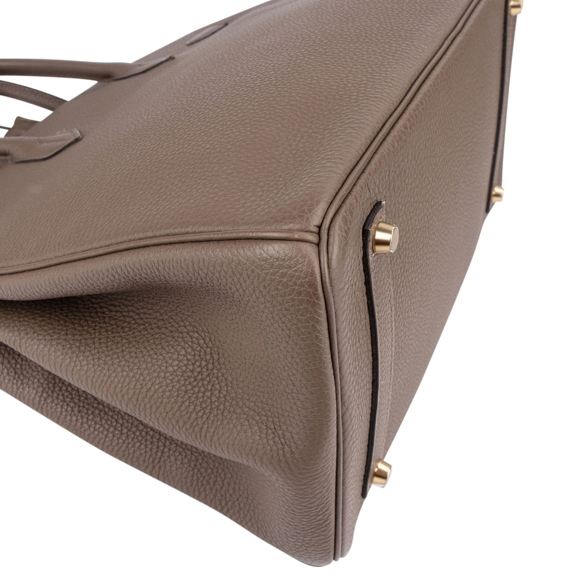 Hermès Birkin 35 handtas van taupekleurig Togo-leer