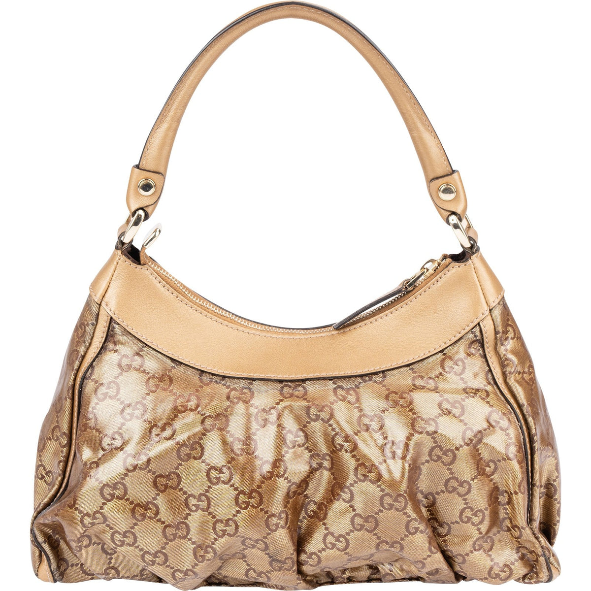 Gucci GG Metallic Canvas Abbey D-Ring Schultertasche, Bild 5 von 11