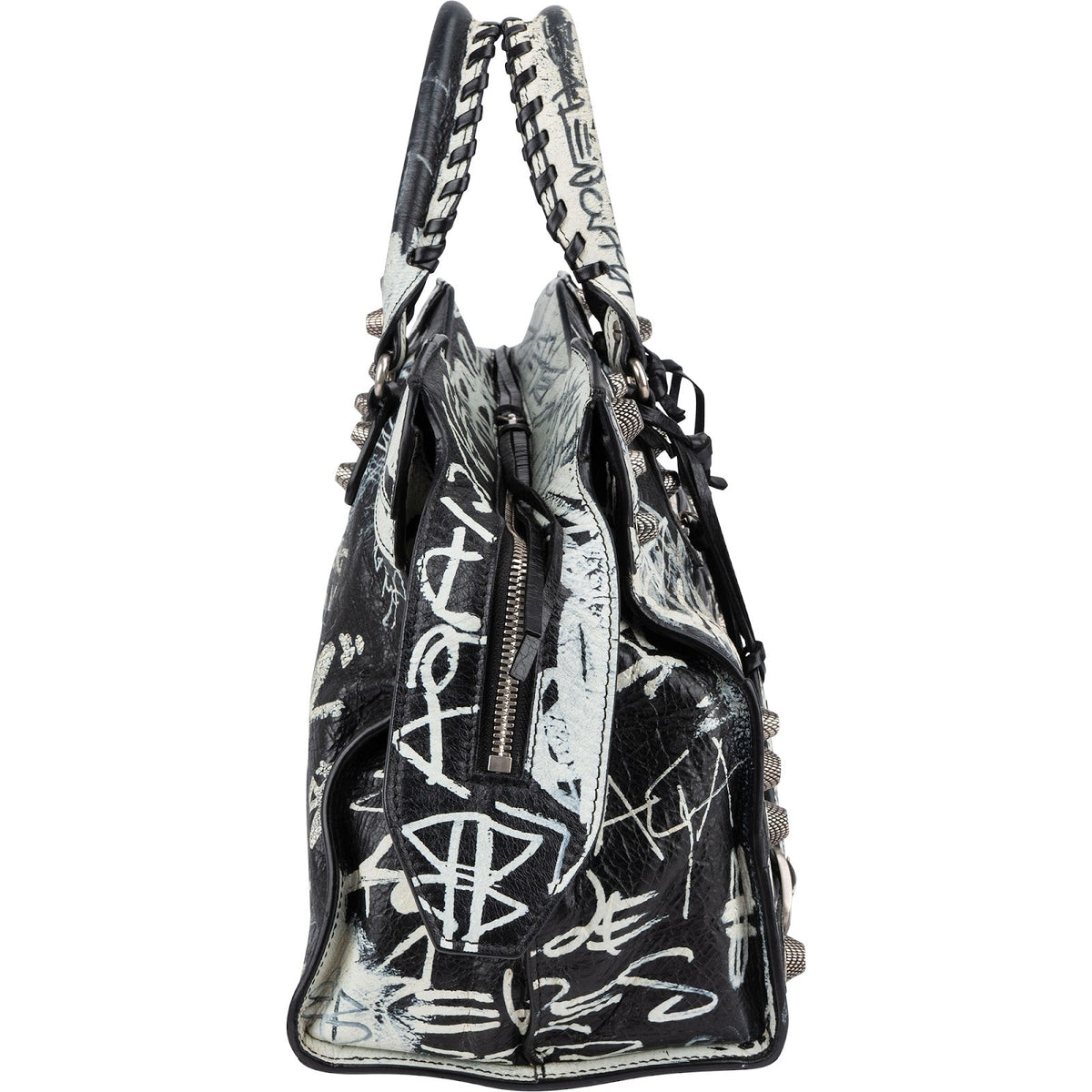 Balenciaga Graffiti Print Neo Cagole City Handtasche, Bild 4 von 11