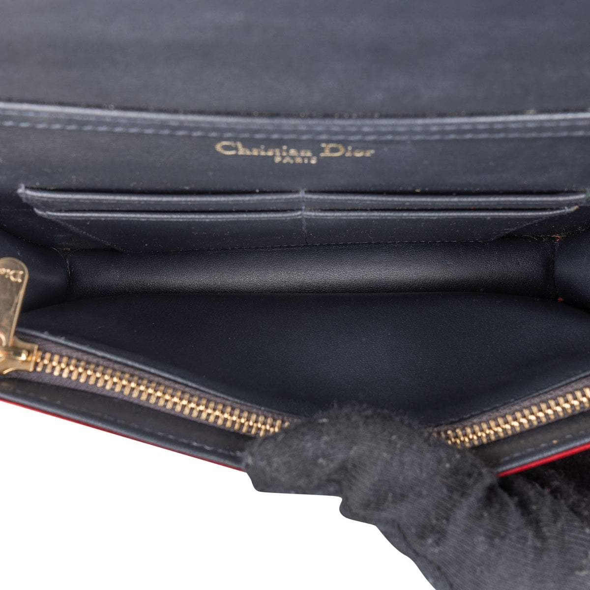 Dior Metallic Lackleder Diorama Umhängetasche, Bild 10 von 11