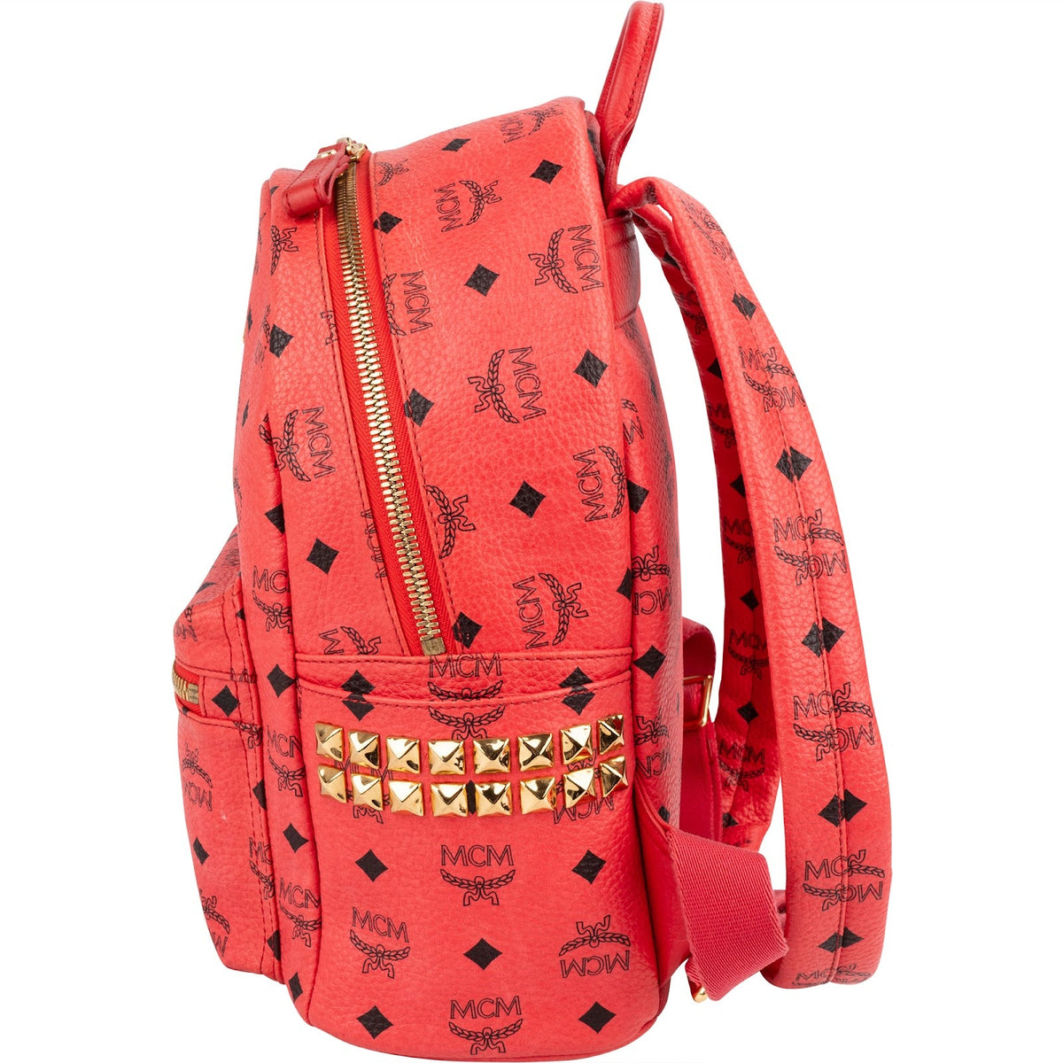 MCM Monogram Visetos Stark Side Studs Mini Rucksack, Bild 6 von 10