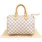 Louis Vuitton Speedy 25 aus Damier Azur Canvas – Ansicht 2