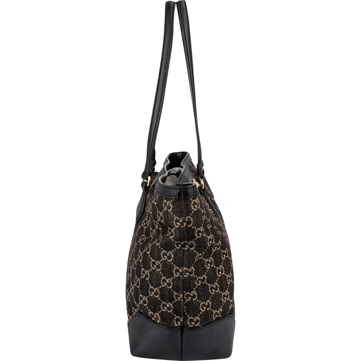 Gucci Monogram GG Denim Ophidia tote schoudertas