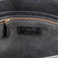 Christian Dior Black Crinkled Lambskin Small Lady Dior Handbag