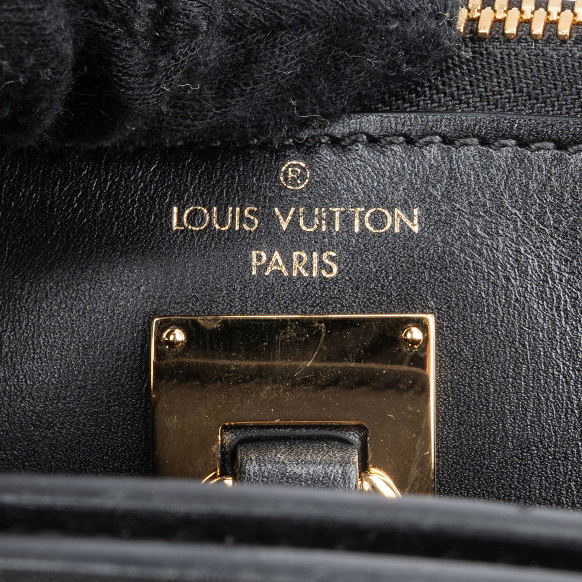 Louis Vuitton City Steamer PM mit Nieten aus schwarzem Leder – Ansicht 11