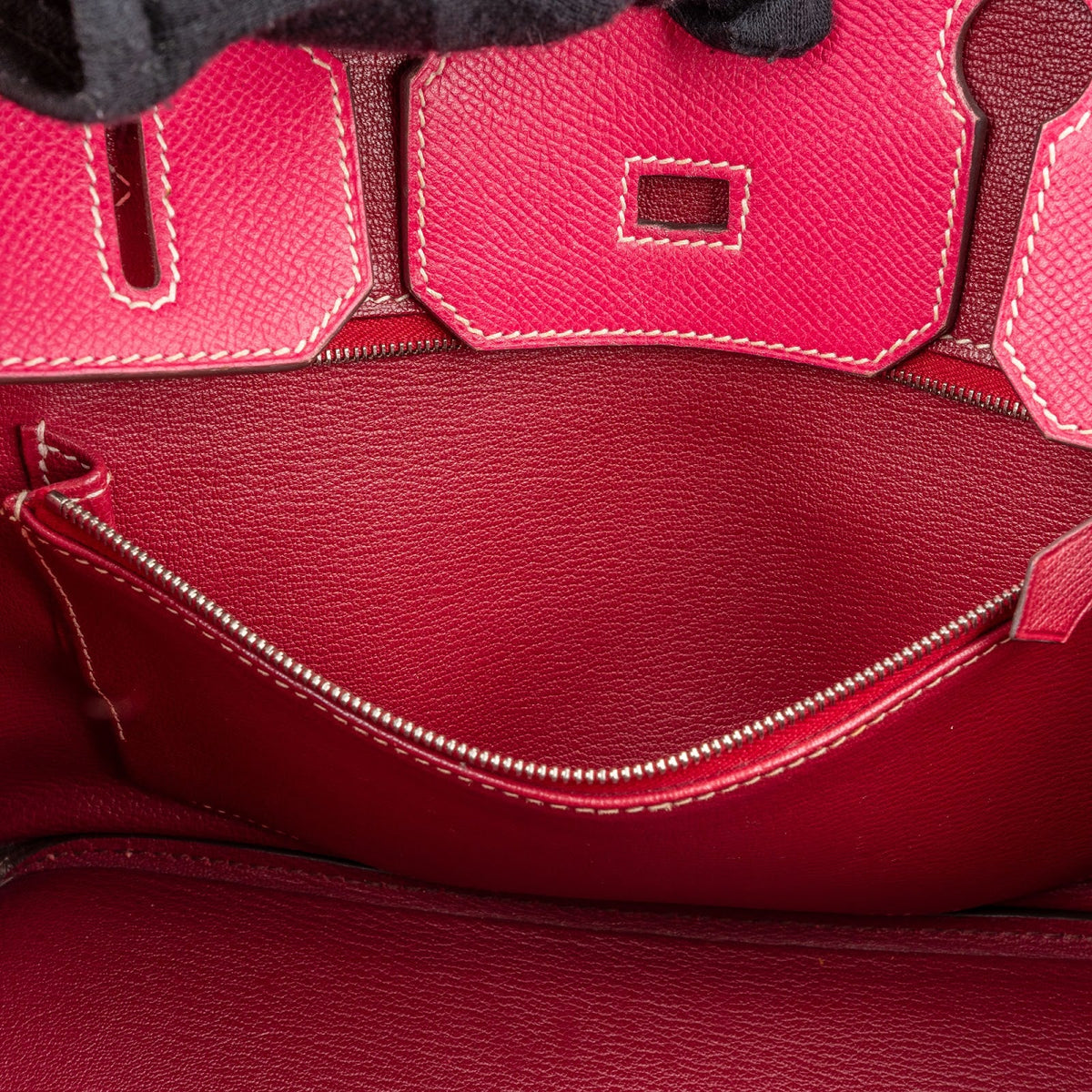 Sac à main Hermès Birkin 30 en cuir Epsom rose bonbon et bijouterie palladium