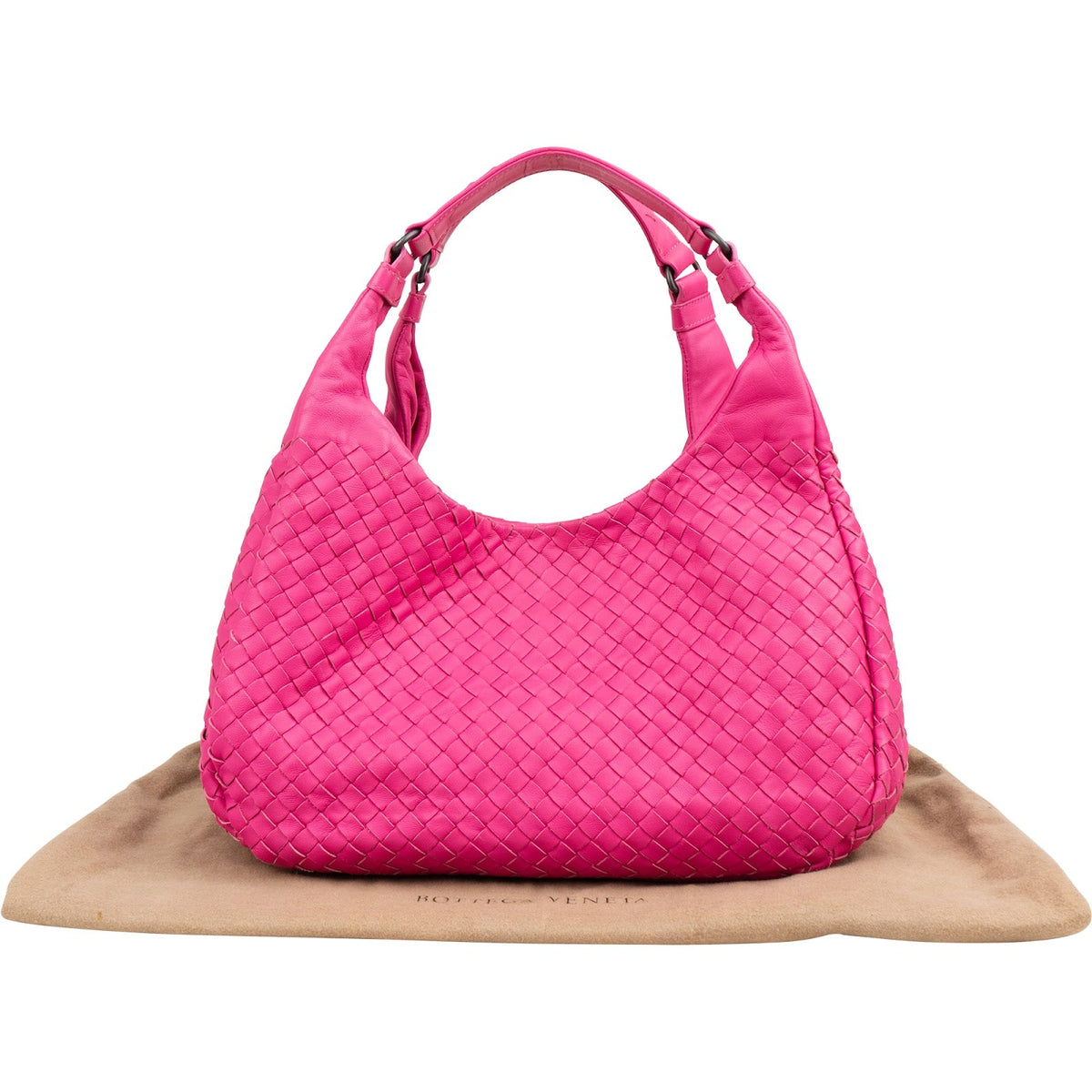 Bottega Veneta Rosa Intrecciato Campana Hobo, Bild 2 von 11