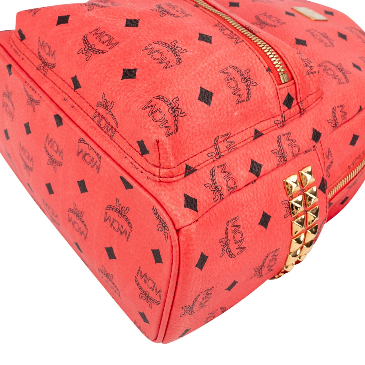 MCM Monogram Visetos Stark Side Studs Mini Rucksack, Bild 8 von 10