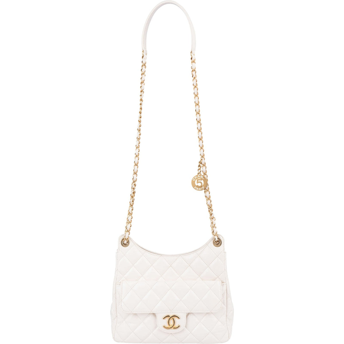 Chanel Leder Small Wavy CC Umhängetasche, Bild 10 von 13