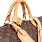 Borsa da viaggio Louis Vuitton Keepall 60 Bandoulière in tela Monogram