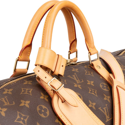 Louis Vuitton Monogram Canvas Keepall 60 Bandoulière Travel Bag