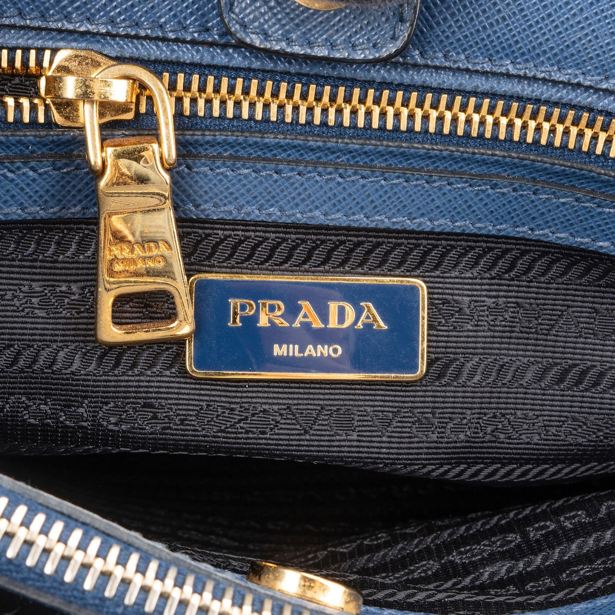 Sac à main Prada Galleria en cuir Saffiano bicolore
