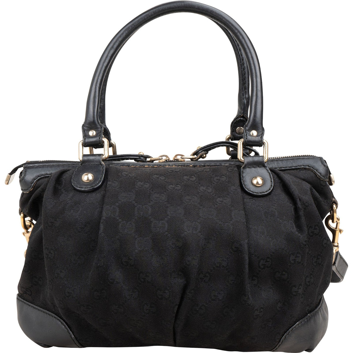 Gucci Monogram GG Canvas Sukey Satchel Handtasche, Bild 4 von 12