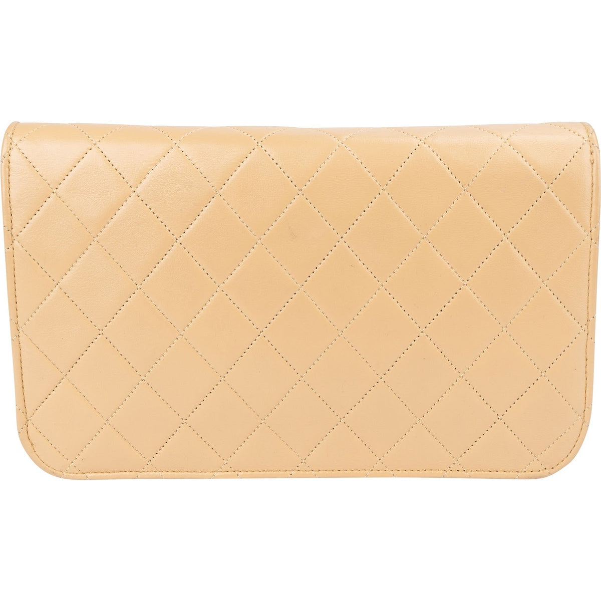 Chanel Quilted Lambskin 24K Gold Single Flap Shoulder Bag