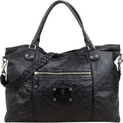 Gucci Guccissima lederen Crest Duffle Travel 60 schoudertas
