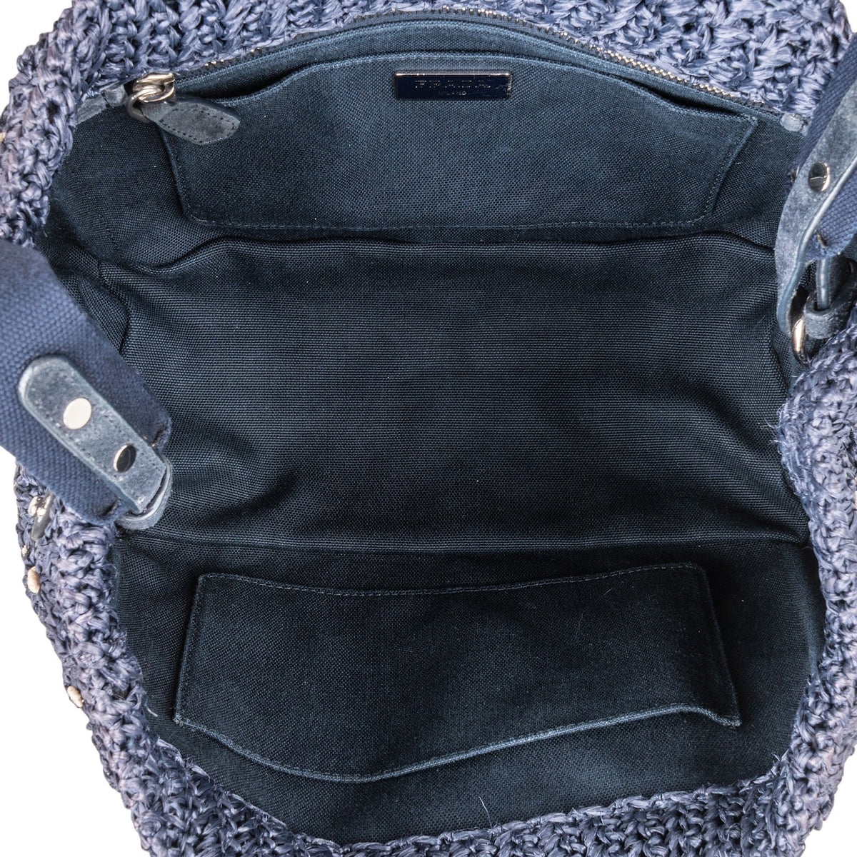 Prada Woven Raffia Polka-Dot Tote, Bild 10 von 12