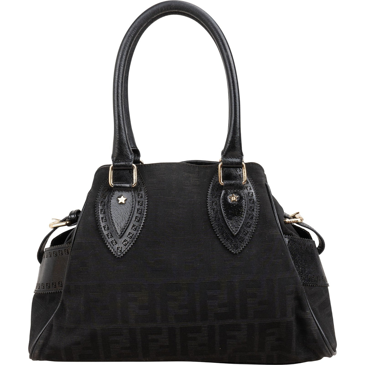 Fendi FF Zucca Canvas Villa Borghese Handtasche, Bild 5 von 11