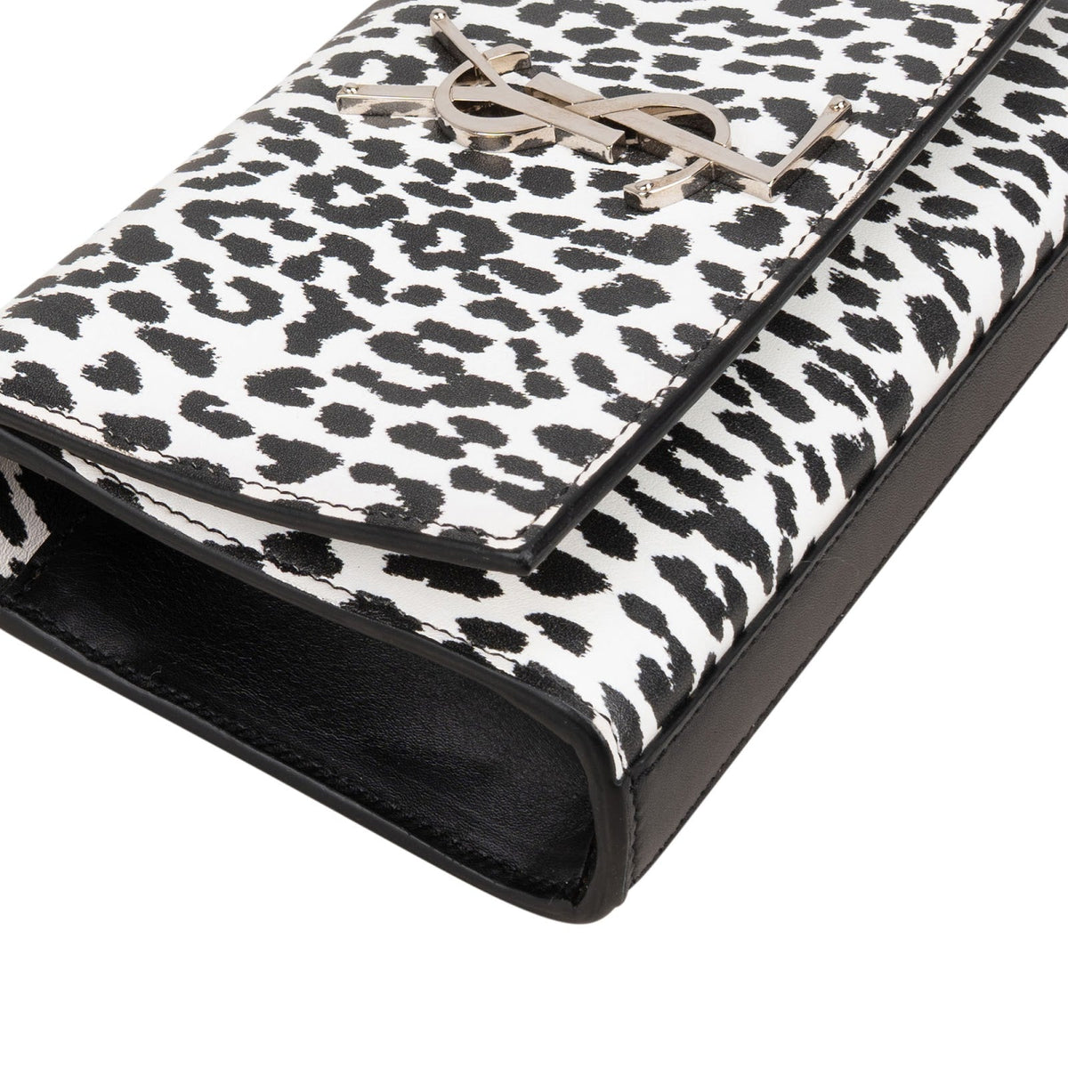 Saint Laurent Mini Kate crossbodytas met luipaardprint
