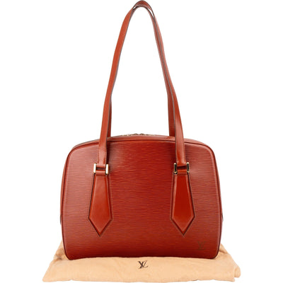 Borsa a spalla Voltaire Louis Vuitton in pelle Epi color Kenyan Fawn