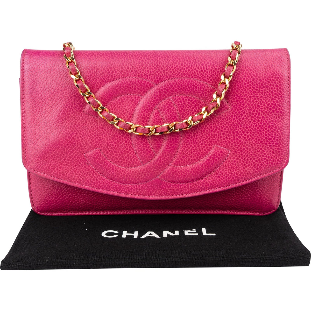 Chanel Caviar Timeless CC Wallet on Chain Umhängetasche, Bild 2 von 13