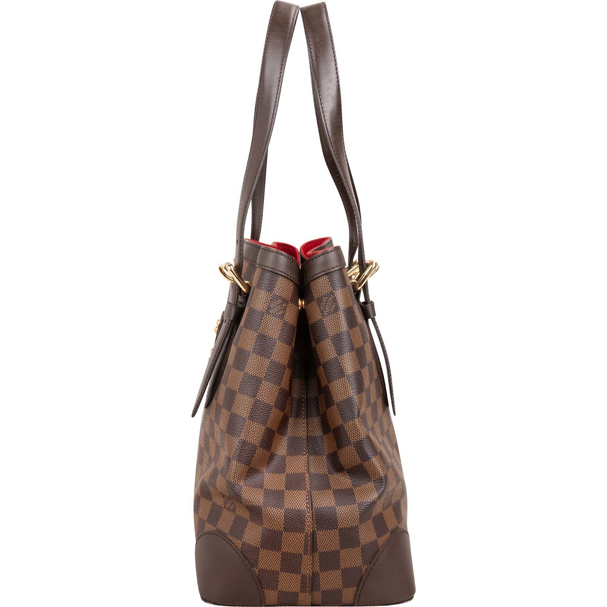 Bolso de hombro Louis Vuitton Monogram Damier Ebene Canvas Hampstead MM