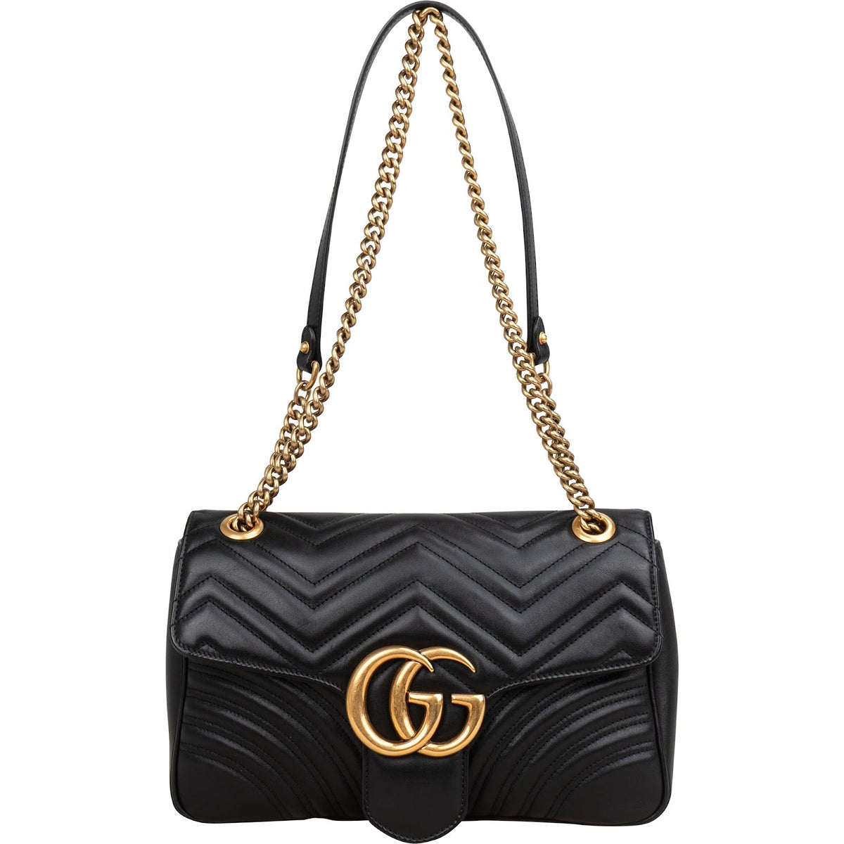 Gucci Matelassé Leder GG Large Marmont Umhängetasche, Bild 9 von 12