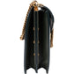 Saint Laurent Green Leather Envelope Medium Crossbody Bag
