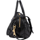 Miu Miu Vitello Shine Lux Stitched Small Bauletto Handbag
