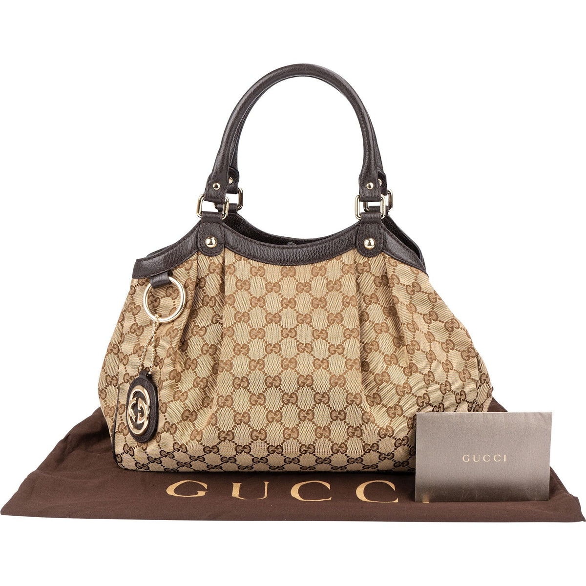 Gucci Monogram GG Canvas Sukey Hobo Handtasche, Bild 2 von 11