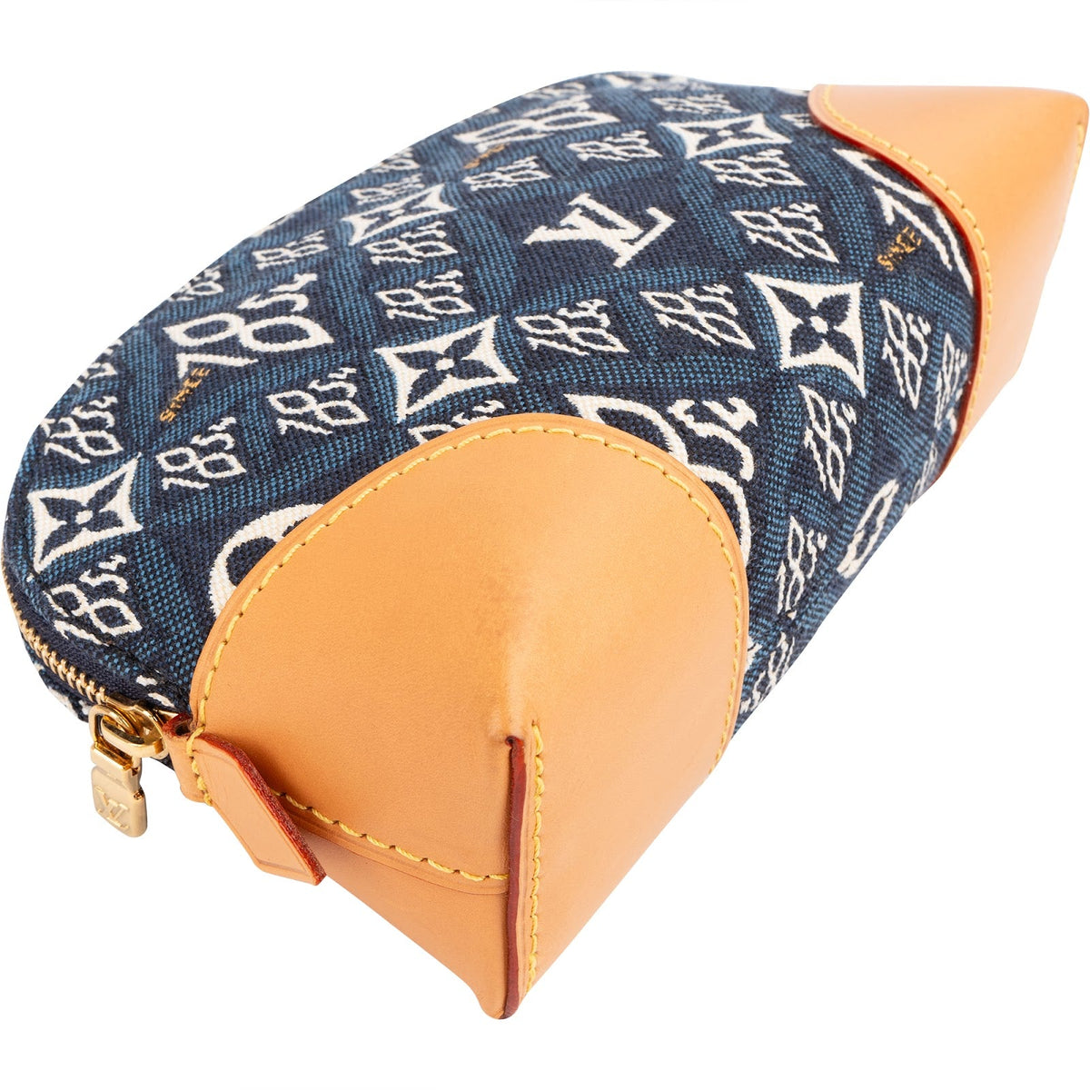 Louis Vuitton Jacquard Canvas Monogram Since 1854 Cosmetic Pouch handtas