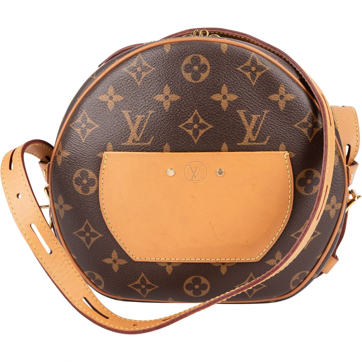 Louis Vuitton Monogram Canvas Boîte Chapeau Souple MM Crossbody Bag