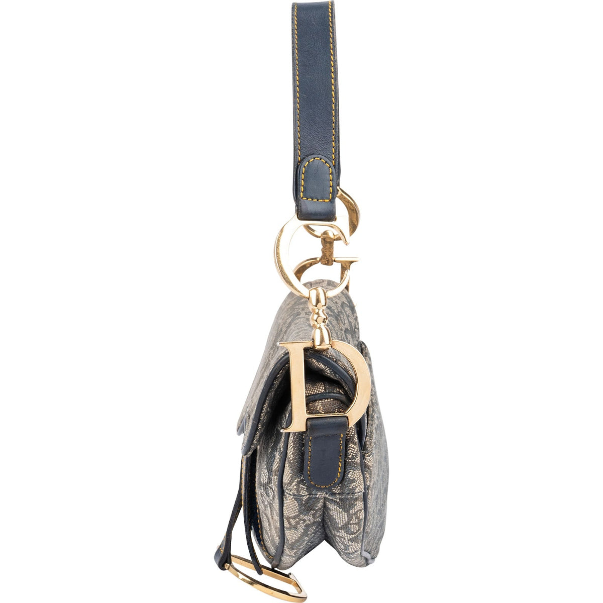 Dior Saddle aus Oblique Denim – Ansicht 6